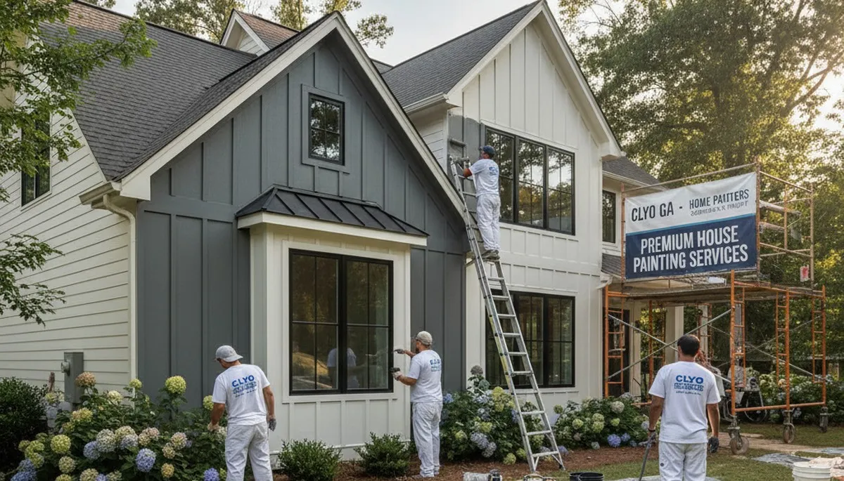 Professional house painters delivering exterior home painting services in Savannah, GA