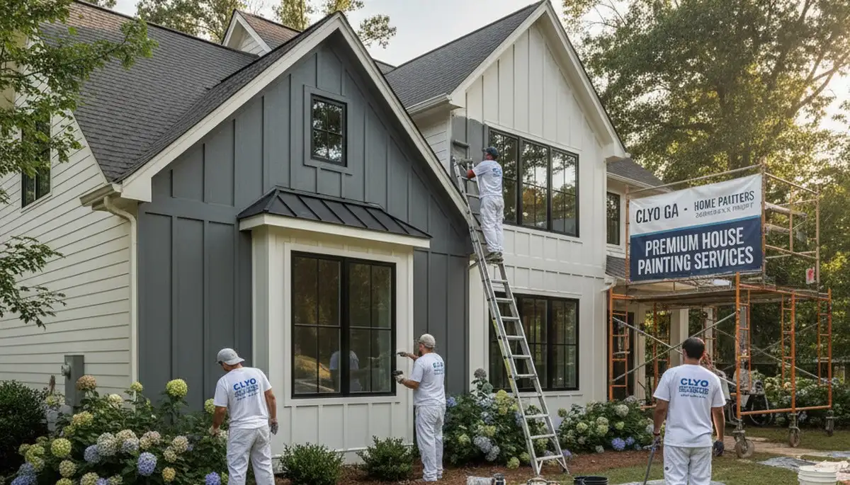 Professional house painters delivering exterior home painting services in Savannah, GA