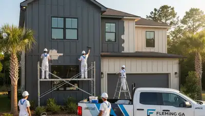 Professional house painting services in Savannah, GA for homes and exteriors