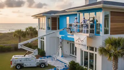 Professional house painters in Savannah GA providing expert home exterior and interior painting services