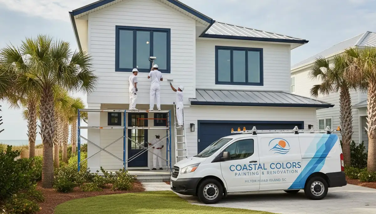 Professional house painters in Savannah GA providing expert residential exterior painting services