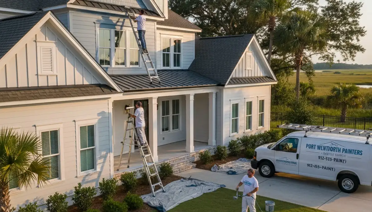 Professional house painting service in Savannah, GA for interior and exterior homes