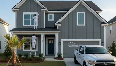 Professional house painters providing exterior home painting services in Savannah, GA