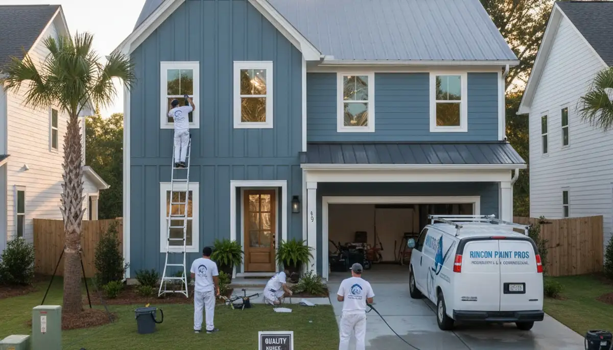 Professional house painters in Savannah GA providing expert residential exterior painting services
