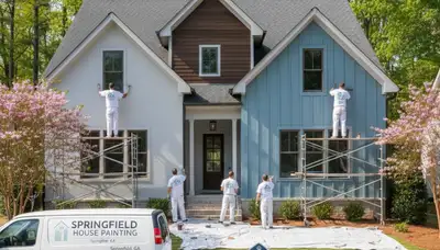 Professional house painting services in Savannah, GA for interior and exterior homes