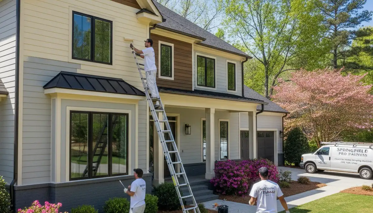 Professional house painting service in Savannah, GA for residential exteriors and interiors