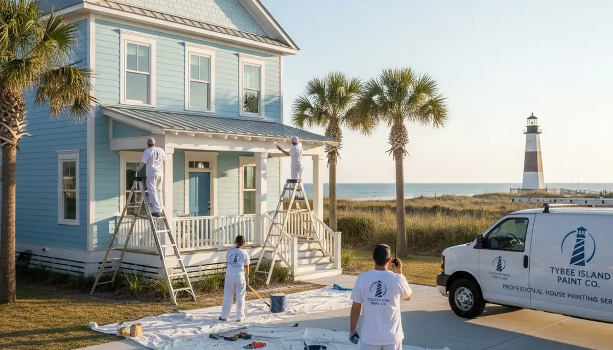 House painters in Savannah, GA providing professional exterior painting services