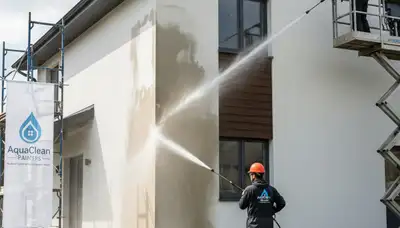 Professional pressure cleaning of home siding in Savannah, GA by local house-painting experts