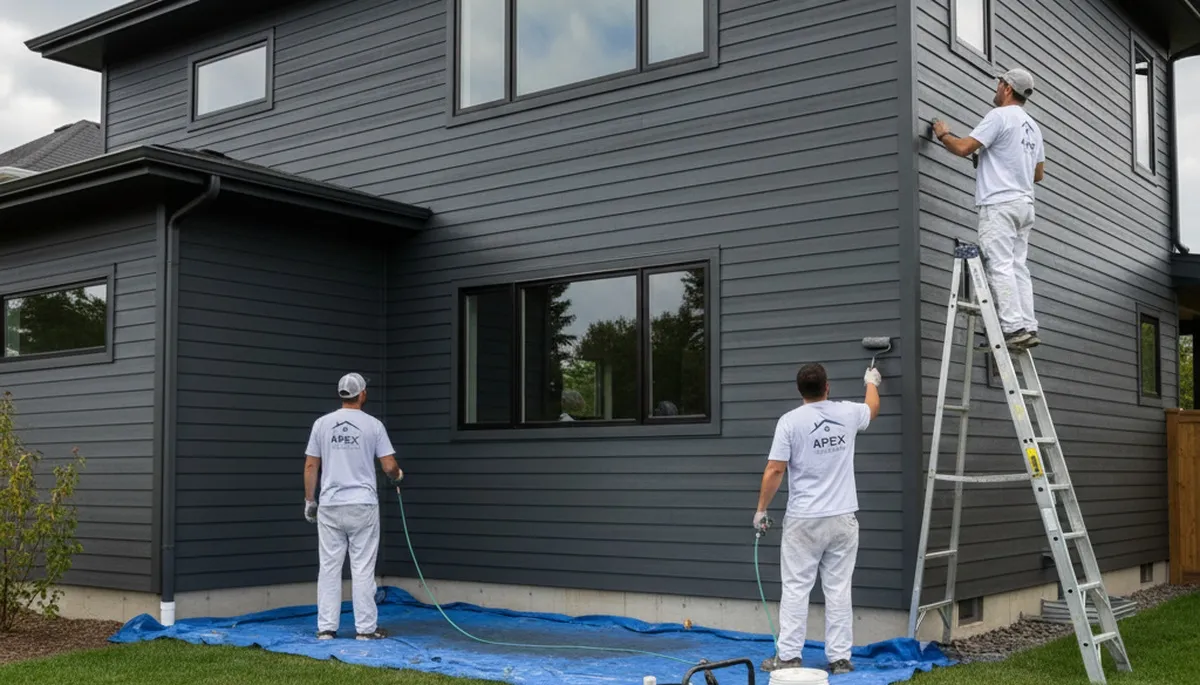 Professional siding painting on Savannah GA coastal home exterior for lasting color and weather protection