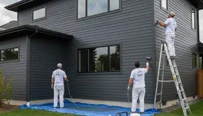 Professional siding painting on Savannah GA coastal home exterior for lasting color and weather protection