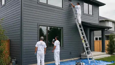Professional siding painting for coastal homes in Savannah, GA protecting against sun and salt air
