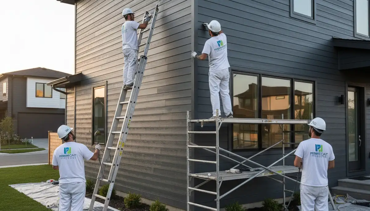 Professional siding painting in Savannah, GA protecting home exteriors from coastal humidity and sun